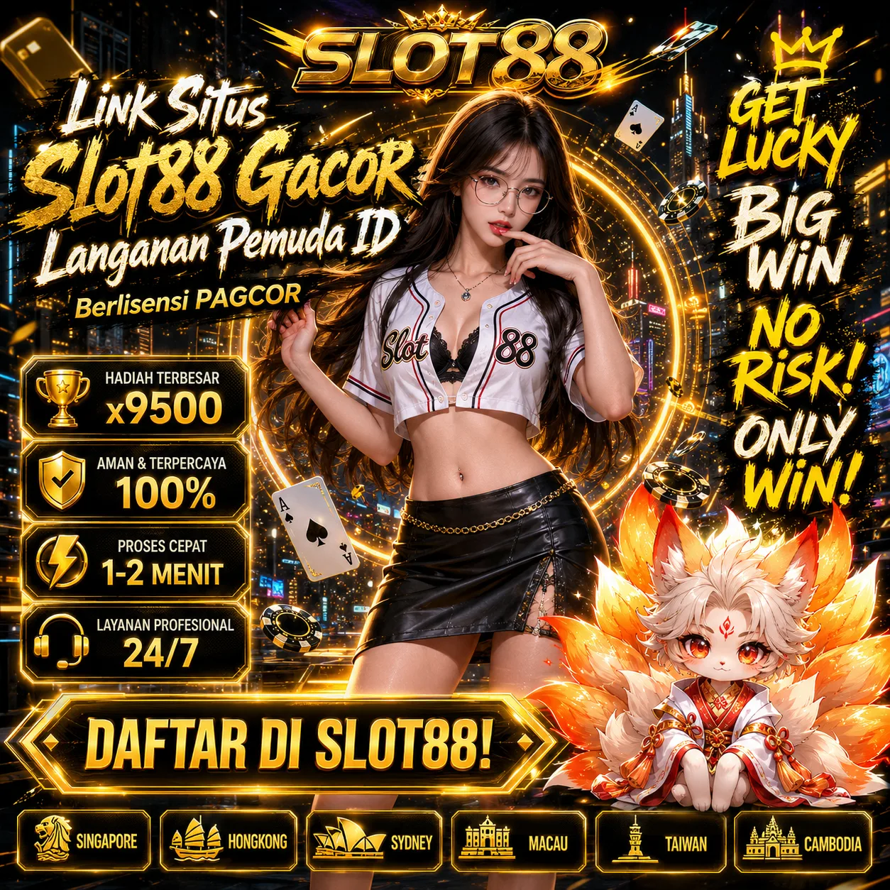 SLOT88: Link Situs Gacor Termasyur Langanan Pemuda ID Provider Resmi Berlisensi PAGCOR